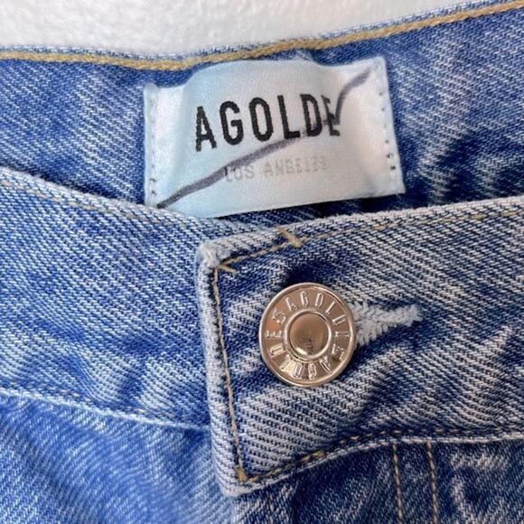 NWT Agolde 90s mid rise loose fit jeans in Fallout wash - Picture 8 of 13